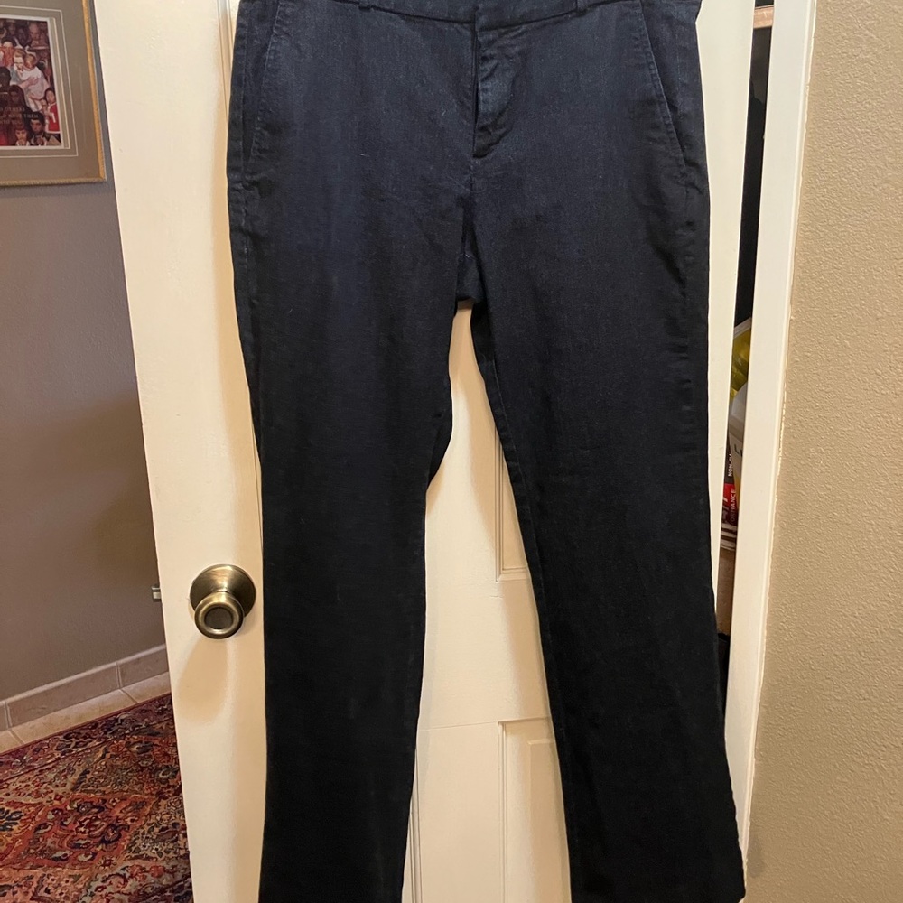 Banana Republic Black Straight-Leg Jeans